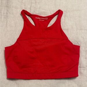 Outdoor Voices Vibrant Red Sports Bra